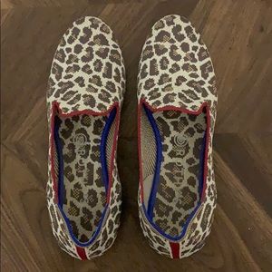 Rothy’s mocha spot loafers